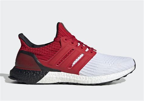 adidas ultra boost white red|white and black ultra boost.